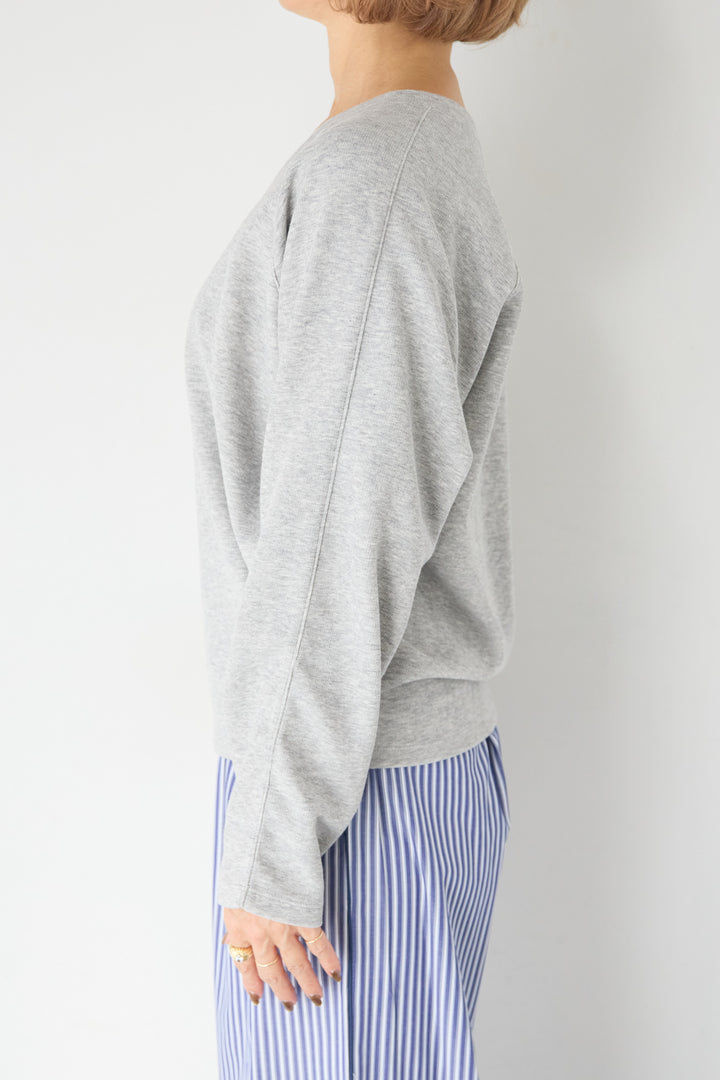 Vネック ラグラン カットソー