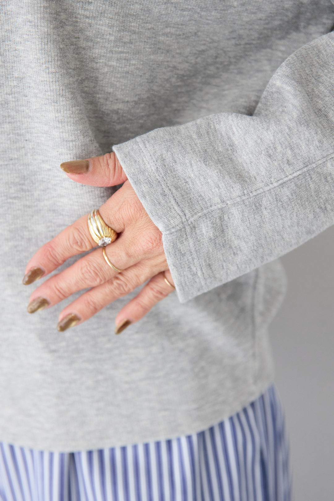 Vネック ラグラン カットソー