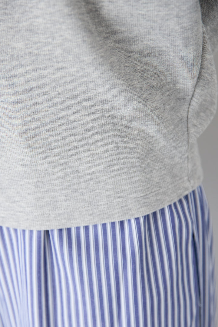 Vネック ラグラン カットソー