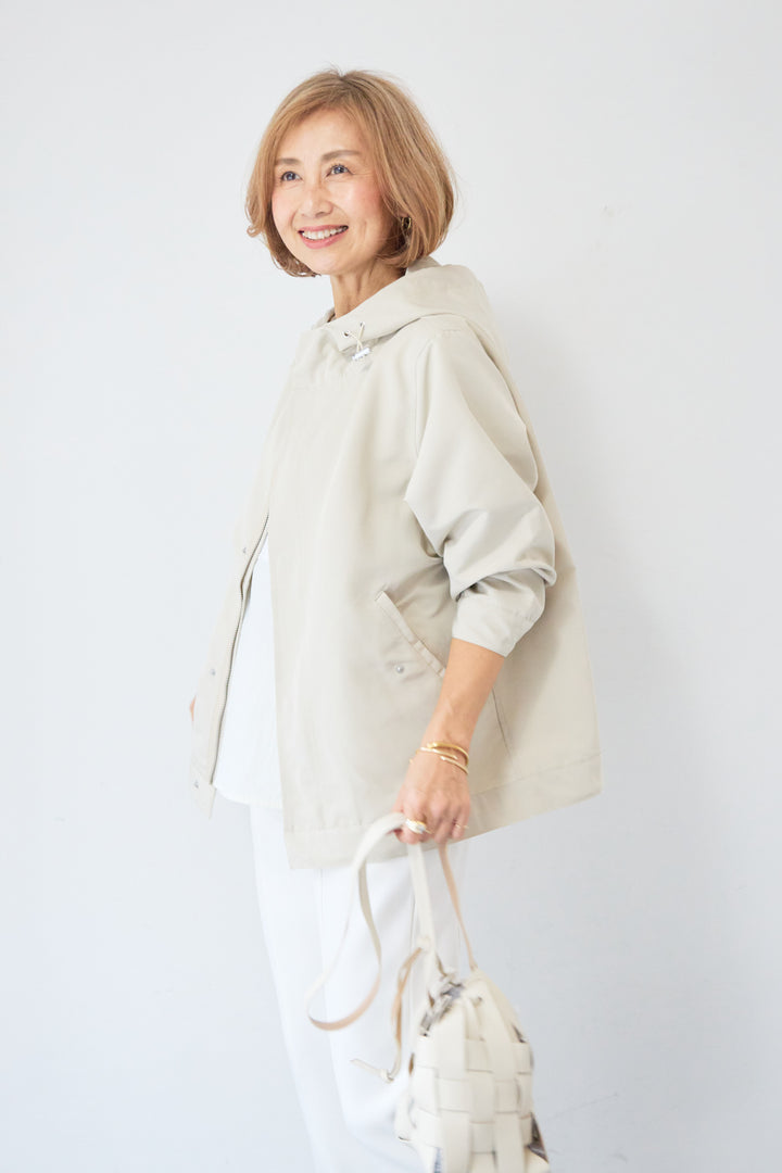 【防花粉】ウエストマーク ドロストコート