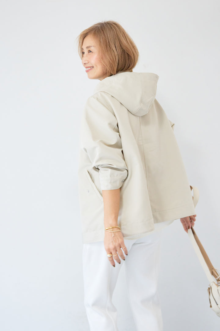 【防花粉】ウエストマーク ドロストコート