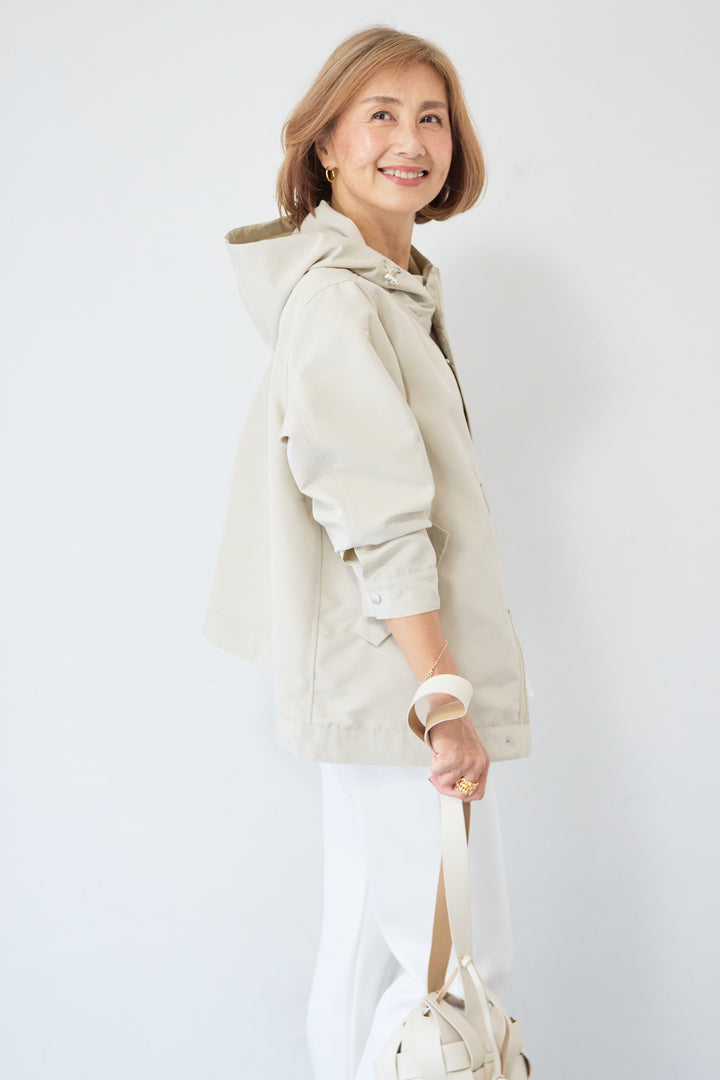 【防花粉】ウエストマーク ドロストコート