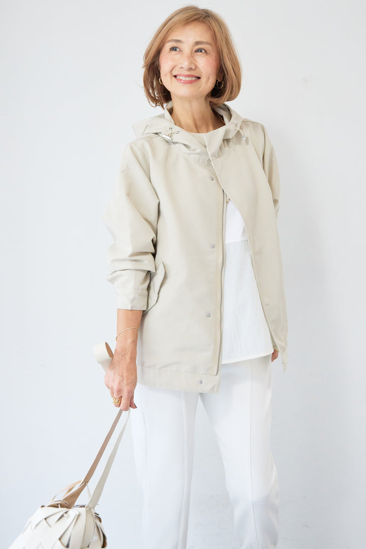 【防花粉】ウエストマーク ドロストコート