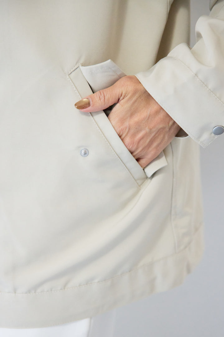 【防花粉】ウエストマーク ドロストコート