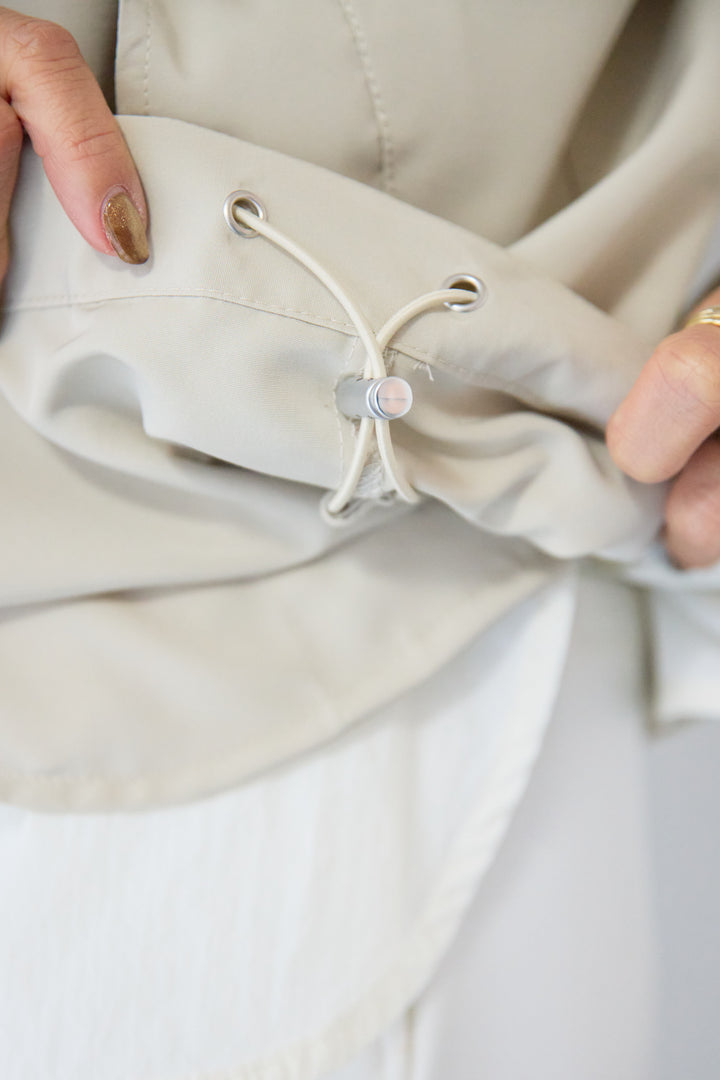 【防花粉】ウエストマーク ドロストコート