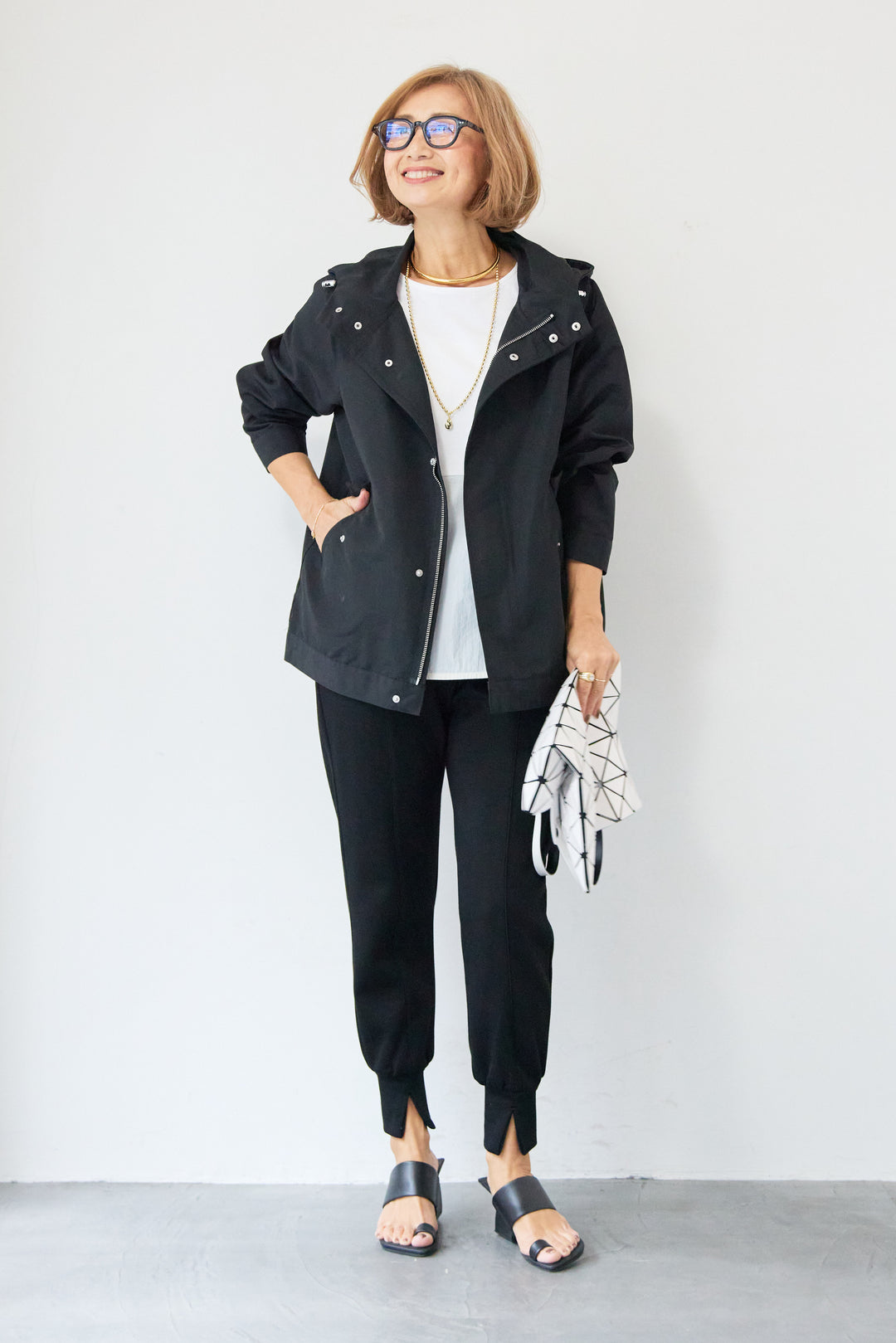 【防花粉】ウエストマーク ドロストコート