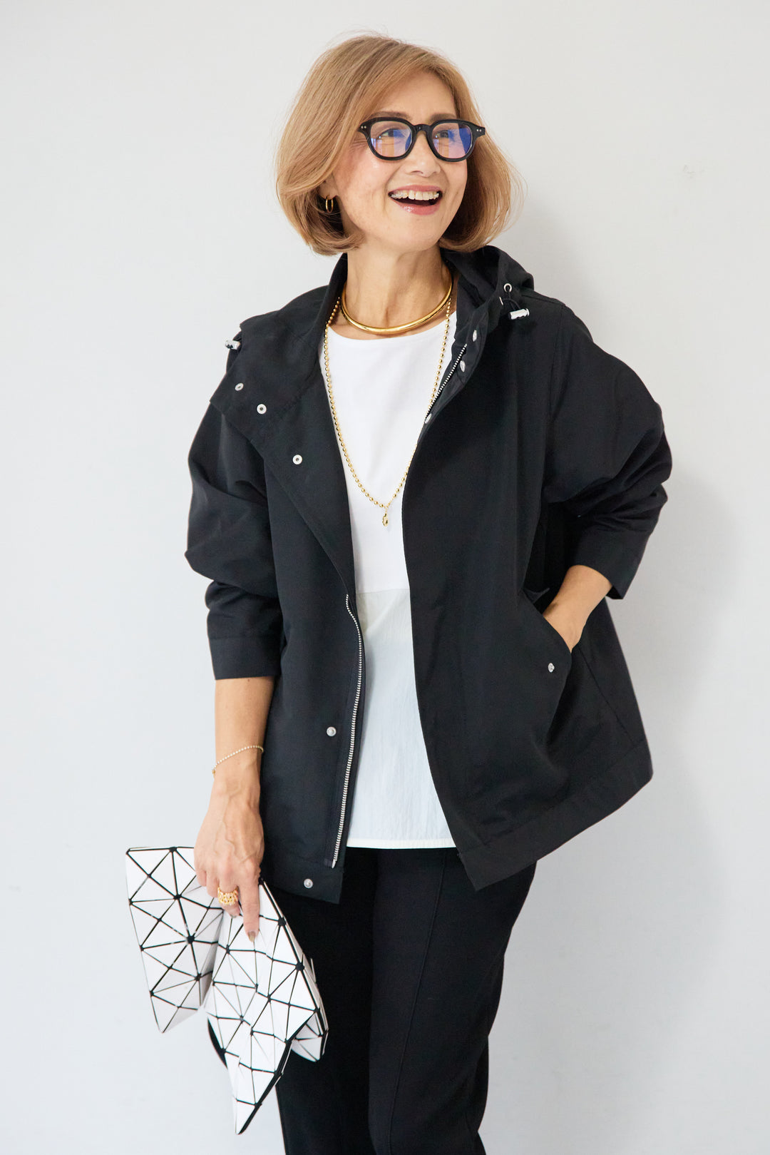 【防花粉】ウエストマーク ドロストコート