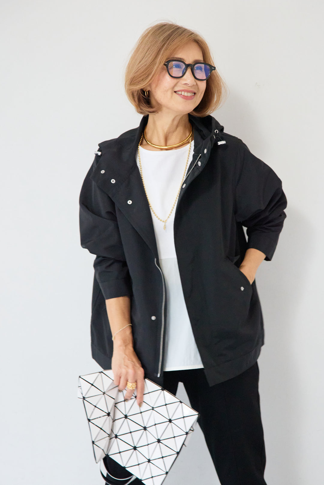 【防花粉】ウエストマーク ドロストコート