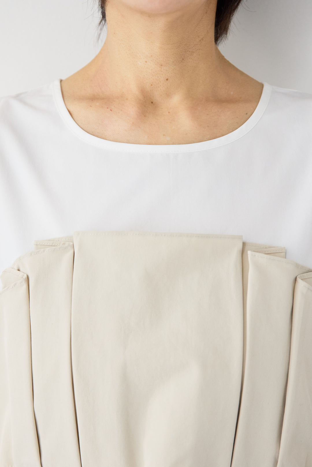 ドロストビスチェドッキングワンピース