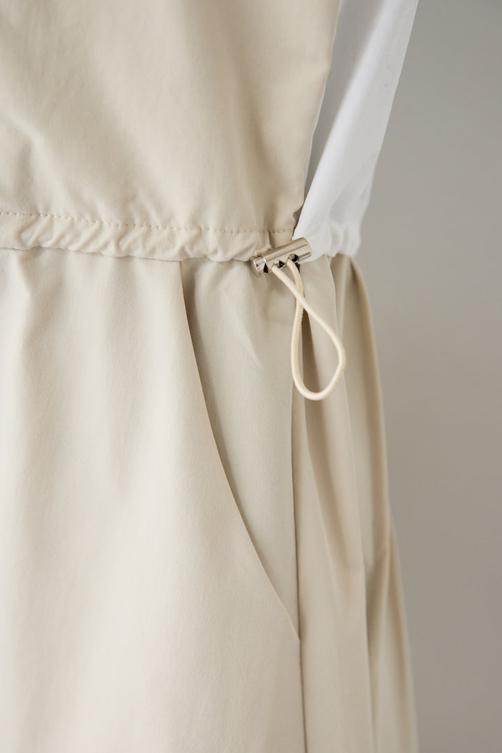 ドロストビスチェドッキングワンピース