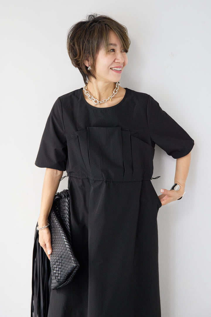 ドロストビスチェドッキングワンピース