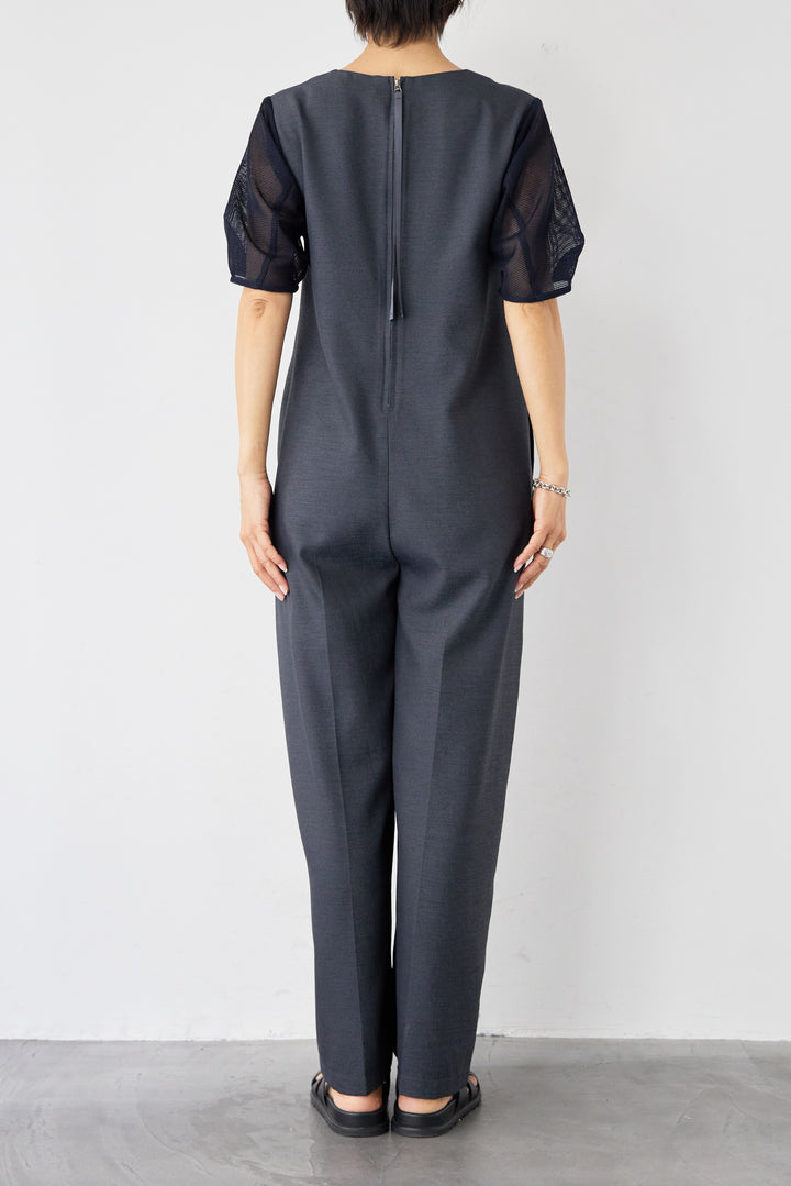 メッシュスリーブオールインワン