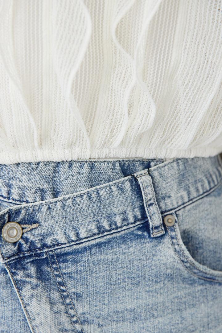 ウエービーレースブラウス