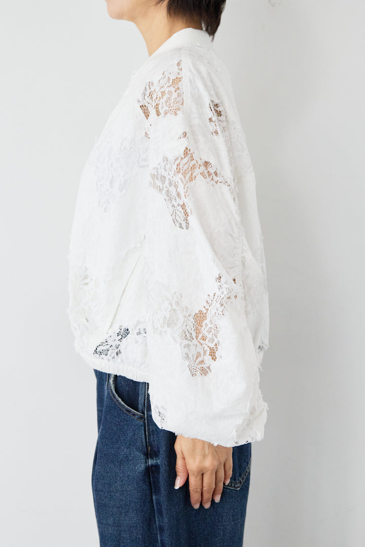 総レースブルゾン