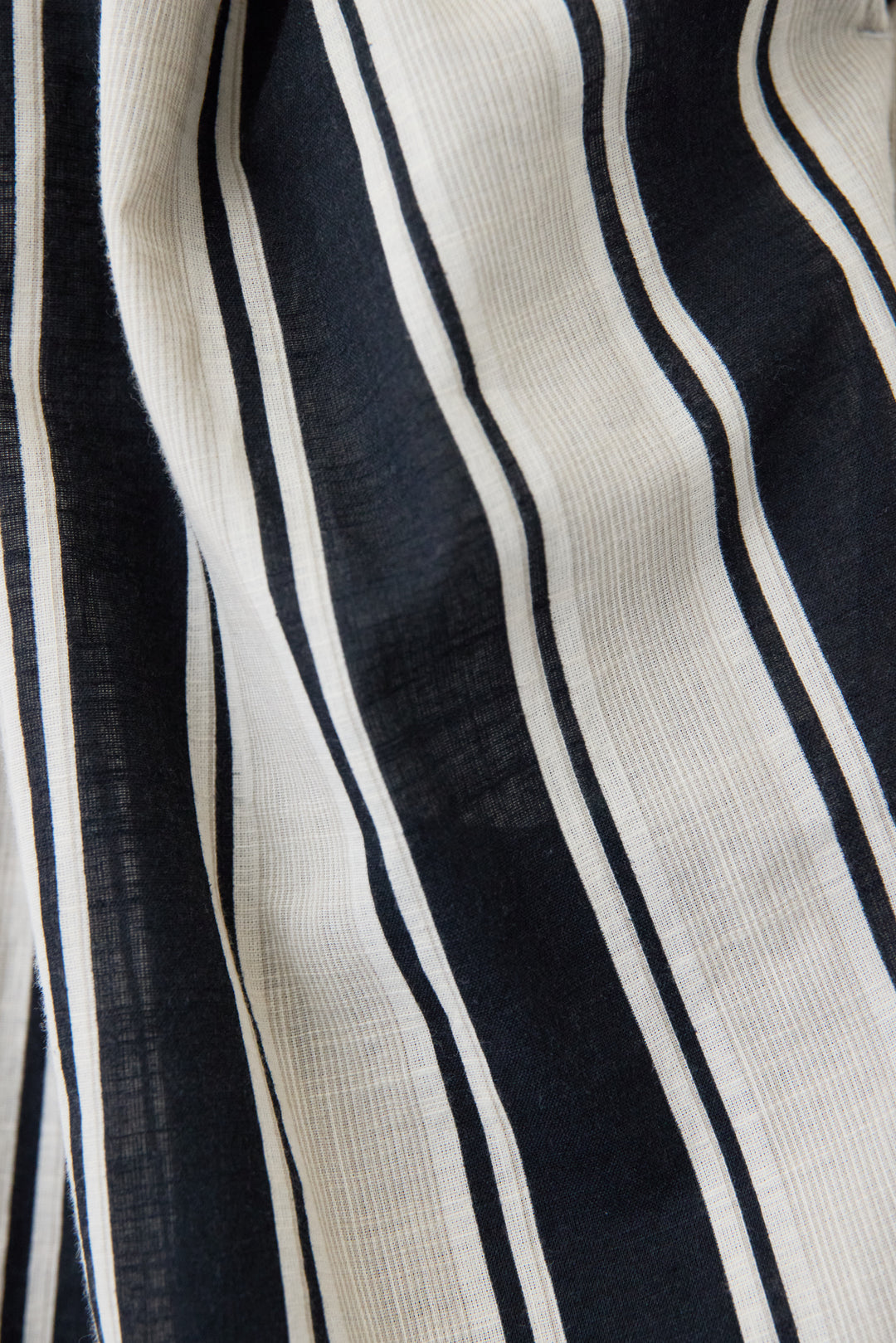 コットンスラブ ストライプワンピース