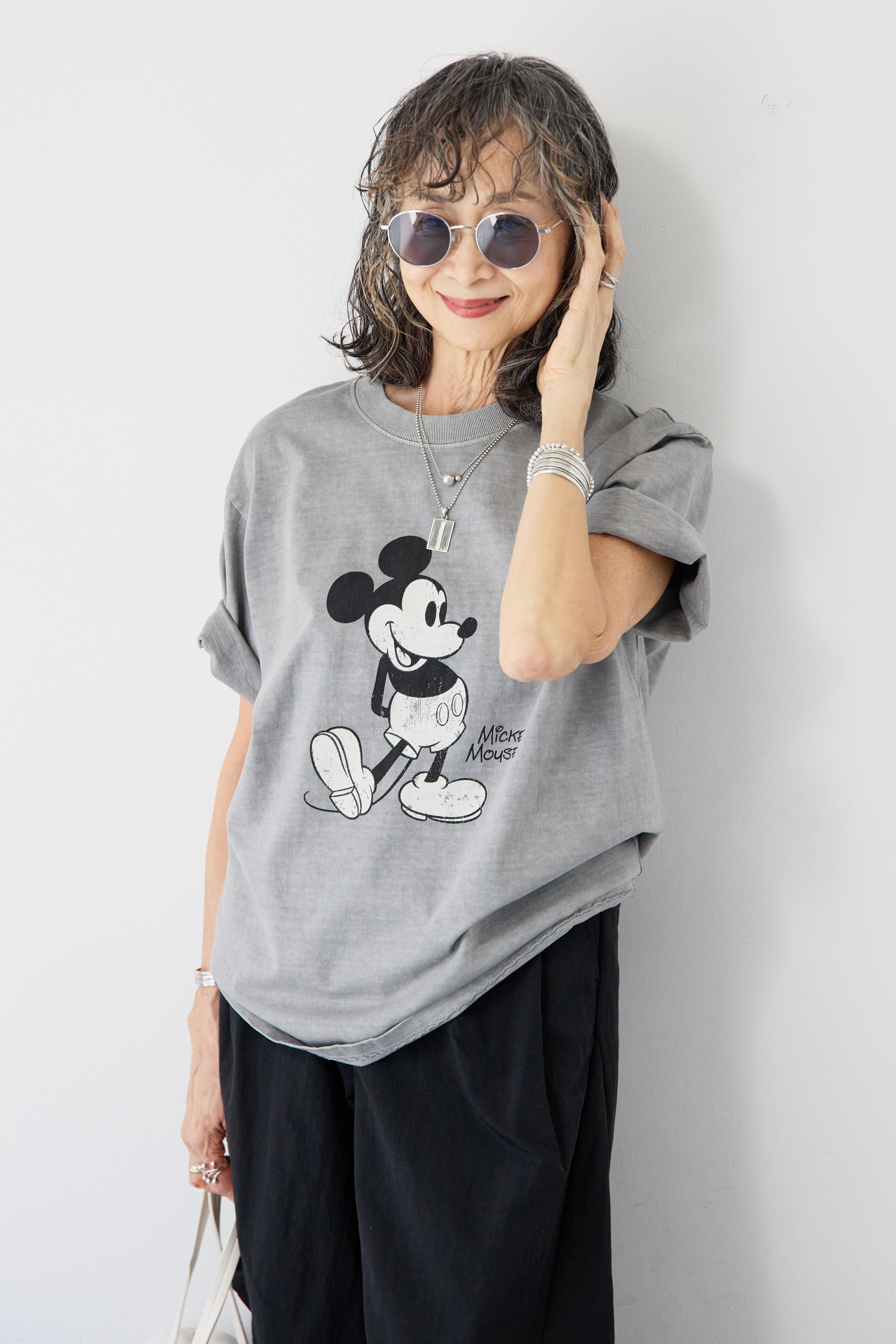 新品☆5L♪ヴィンテージ風ミッキーTシャツやTシャツワンピまとめて〇L296 ヴィンテージミッキーT – plusotoha