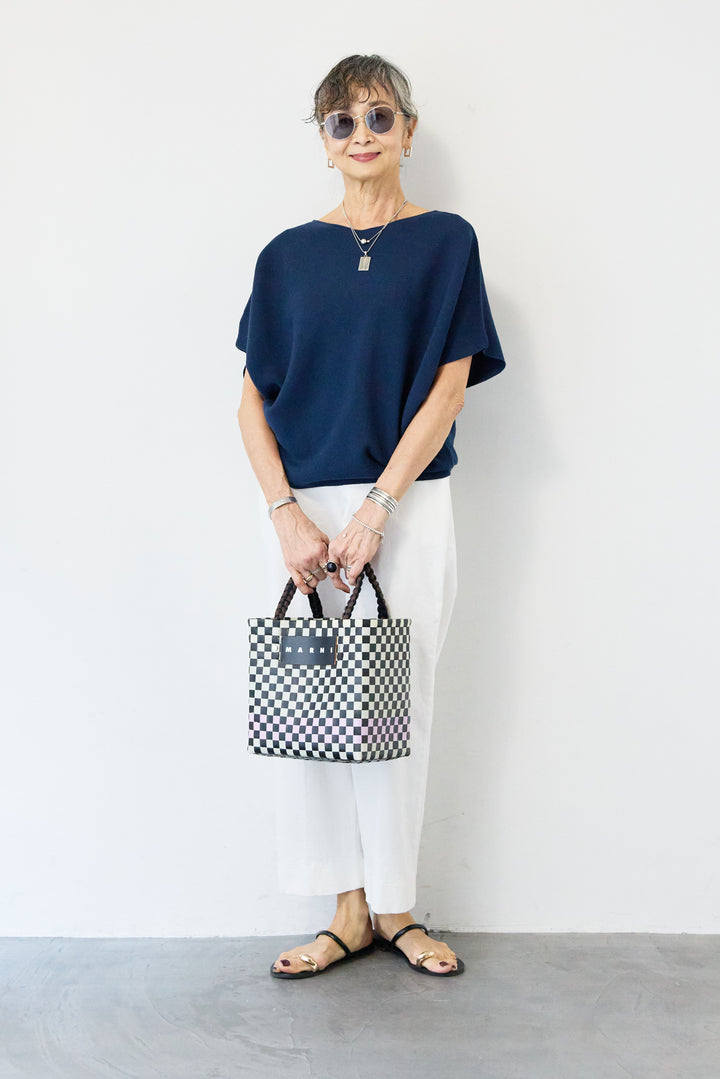 ウエストゴムテーパードパンツ