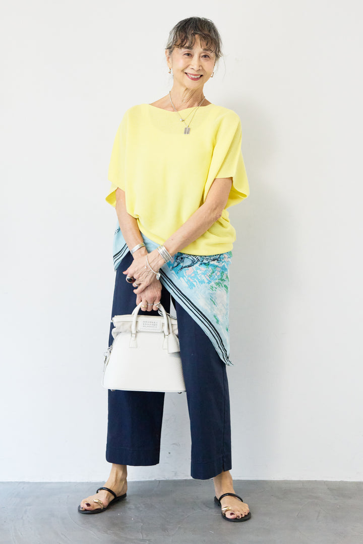 ウエストゴムテーパードパンツ