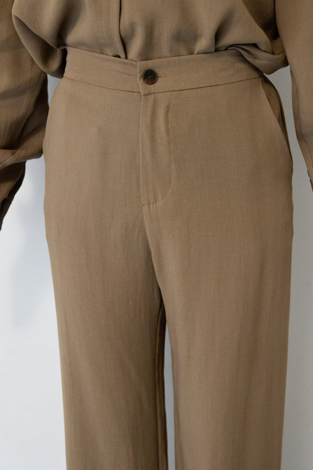 リネンライクシャツセットアップ