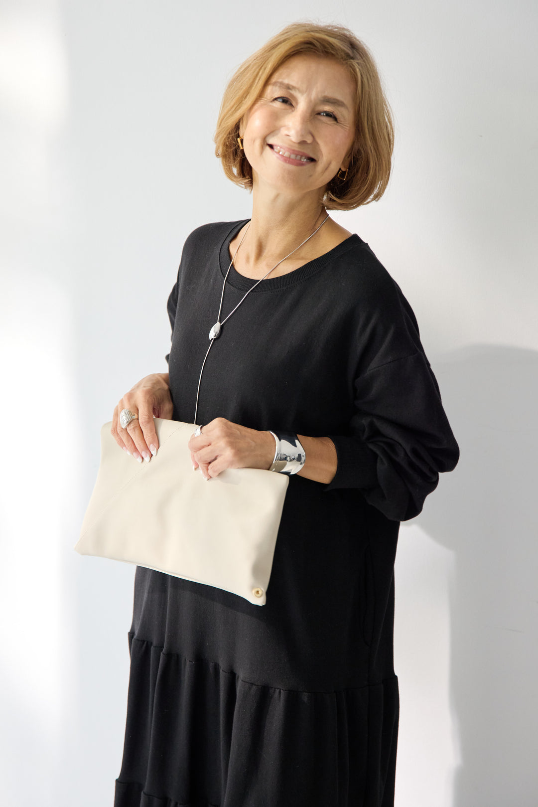 ティアードスウェットワンピース