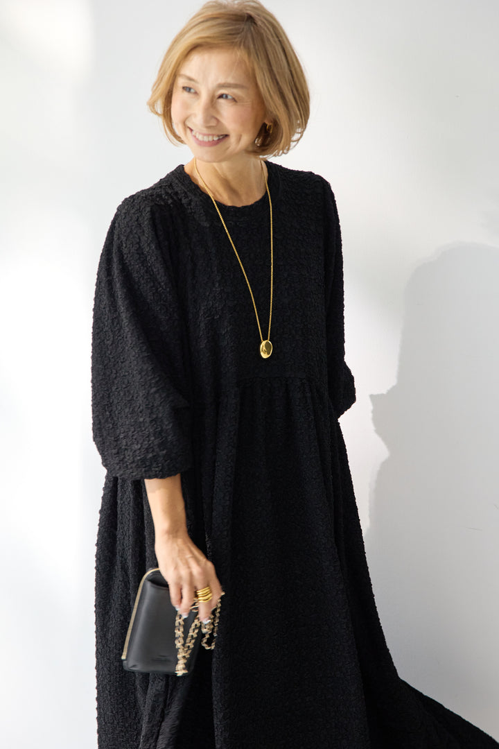 ティアードスウェットワンピース