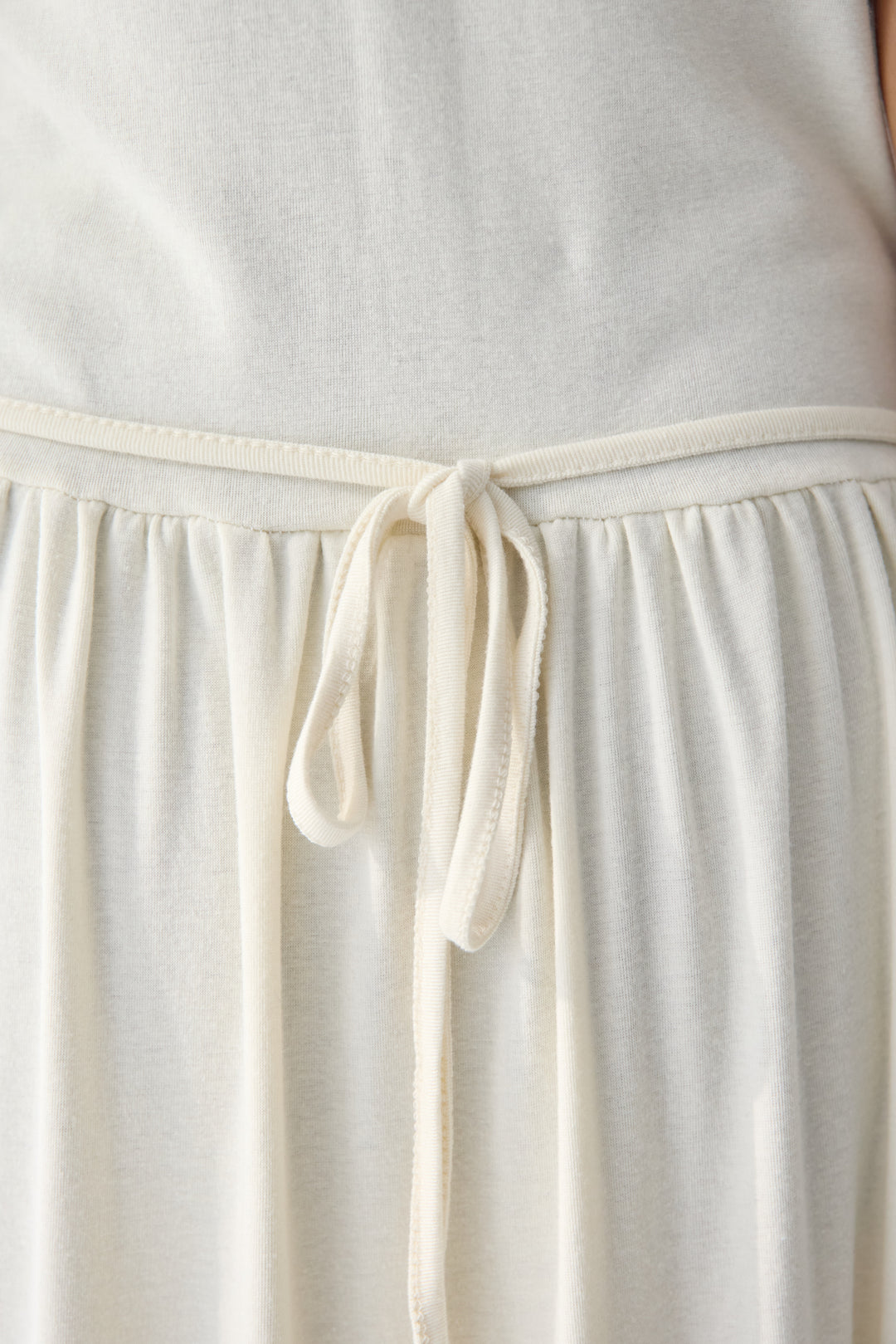 【2SET】ソフトデニムショートシャツ+ウエストギャザーカットワンピース