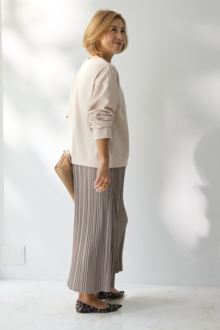 ドッキングプリーツワンピース