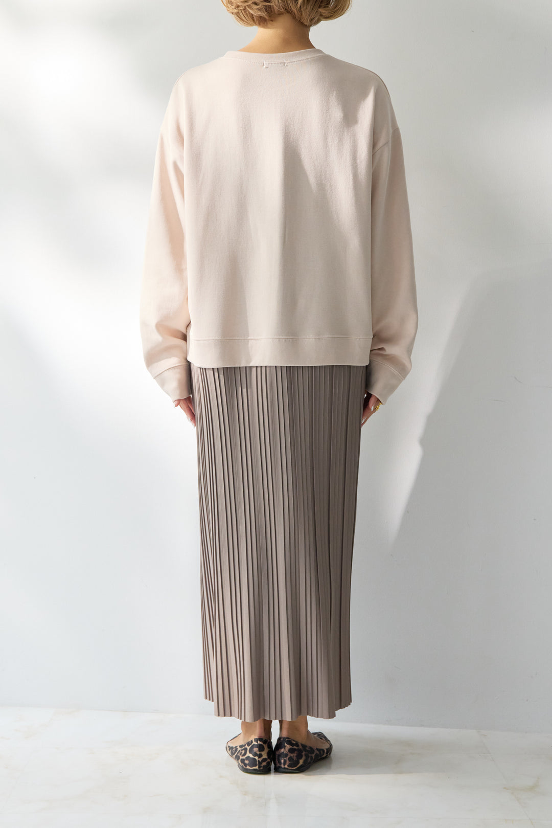 ドッキングプリーツワンピース