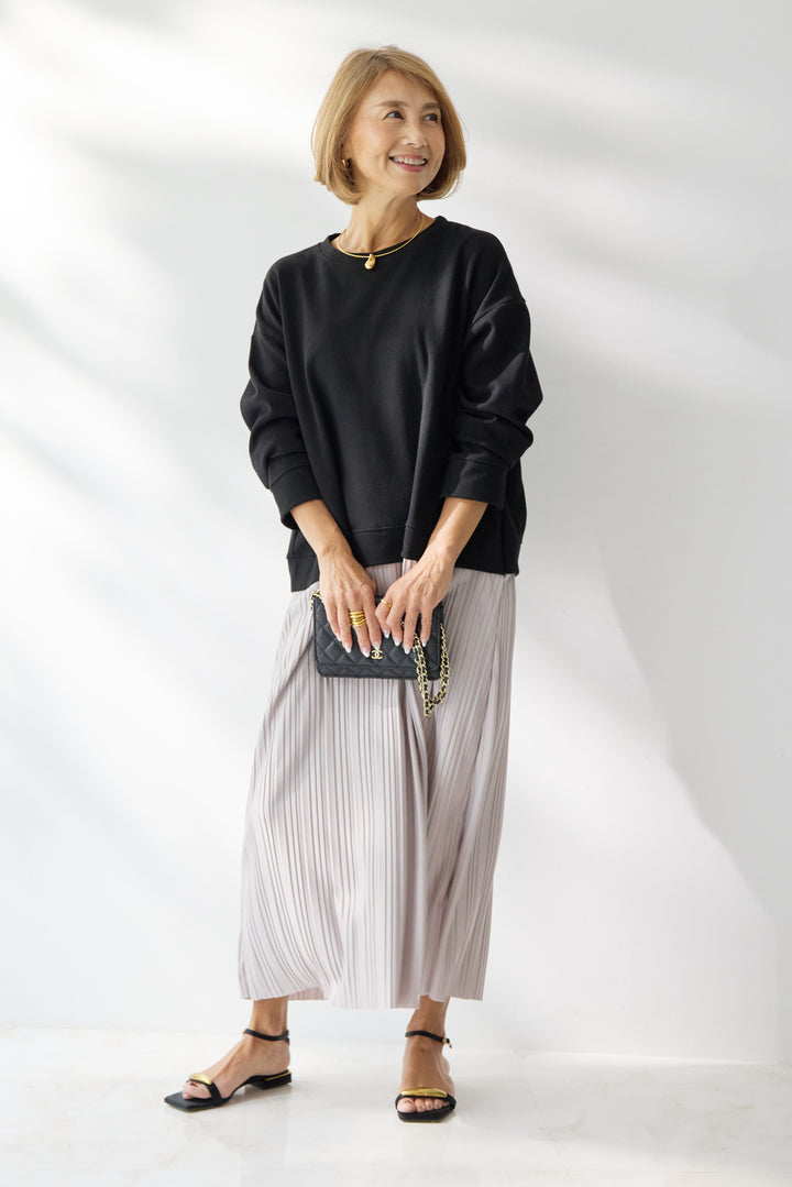 ドッキングプリーツワンピース