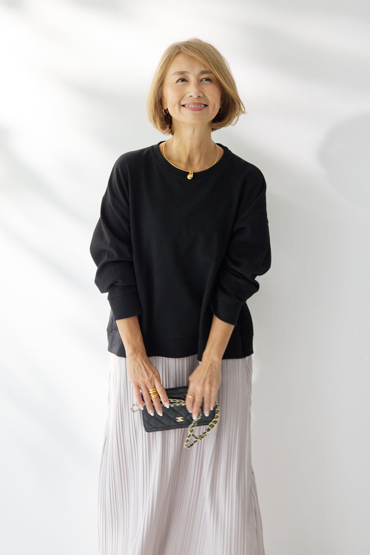 ドッキングプリーツワンピース