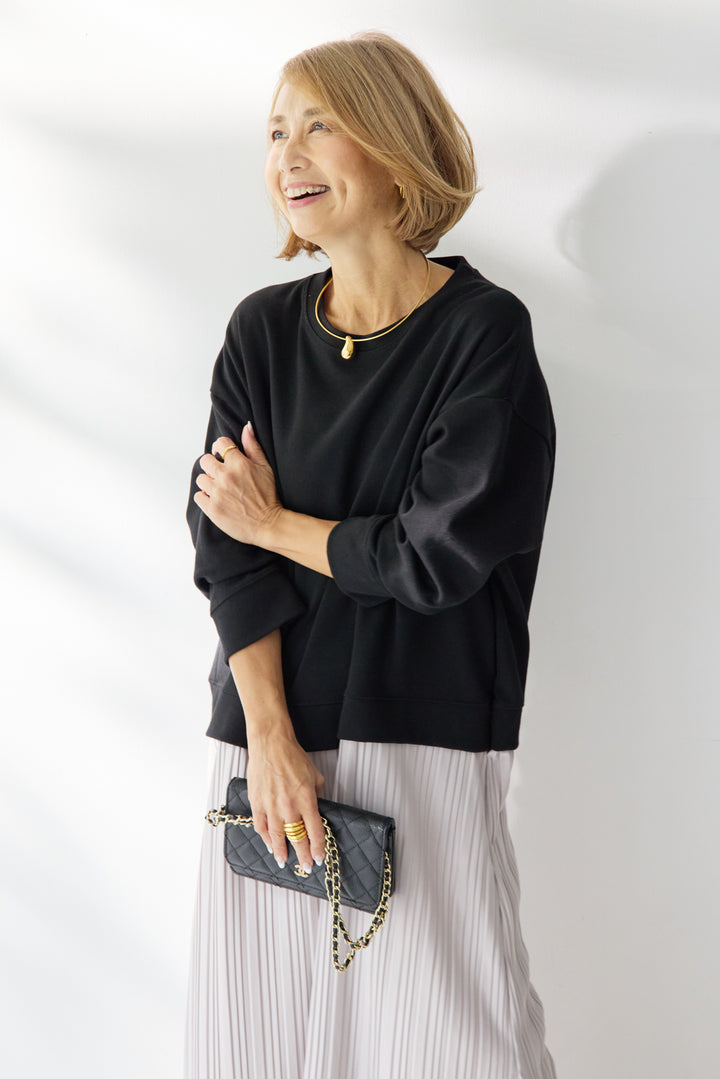 ドッキングプリーツワンピース