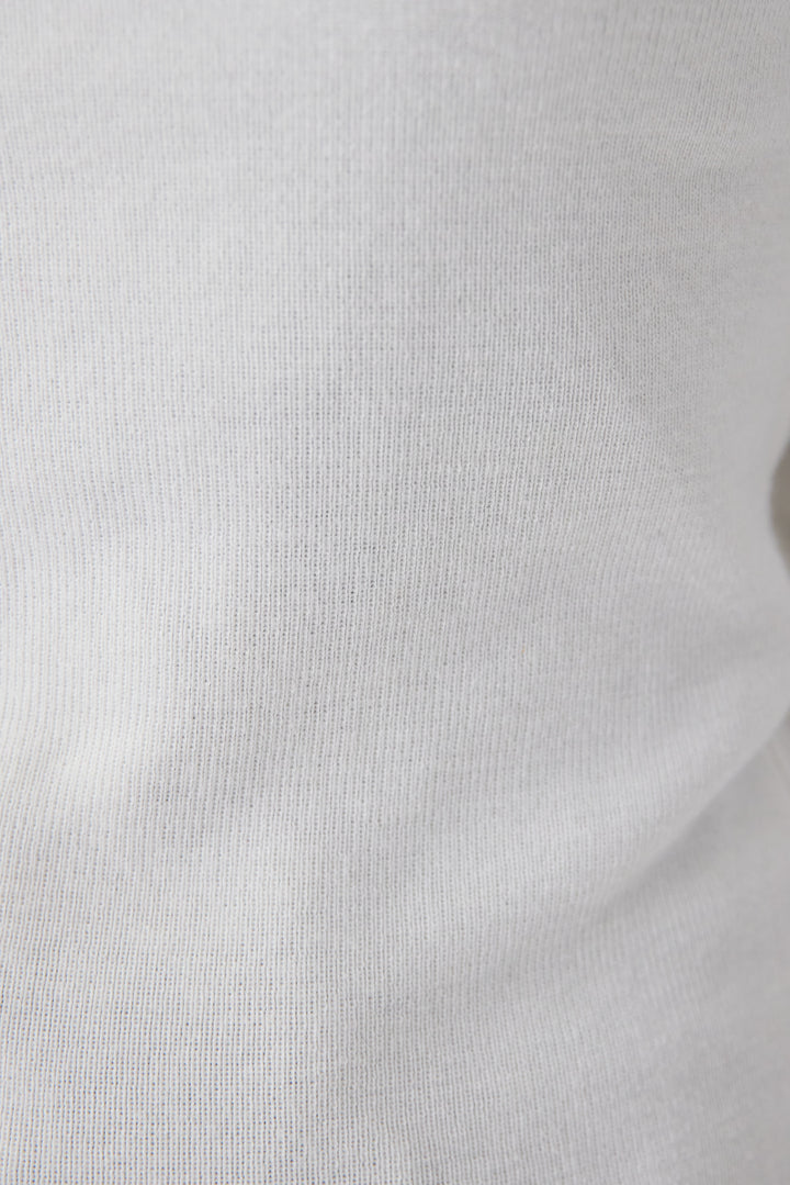 オフショルリブニット