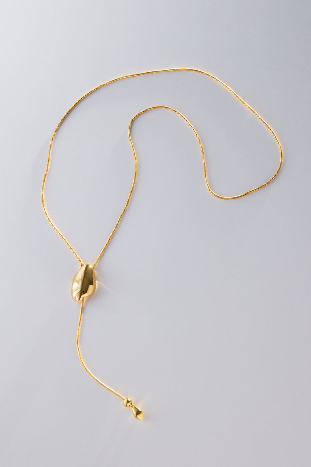 ドロップメタル スライドYネックレス