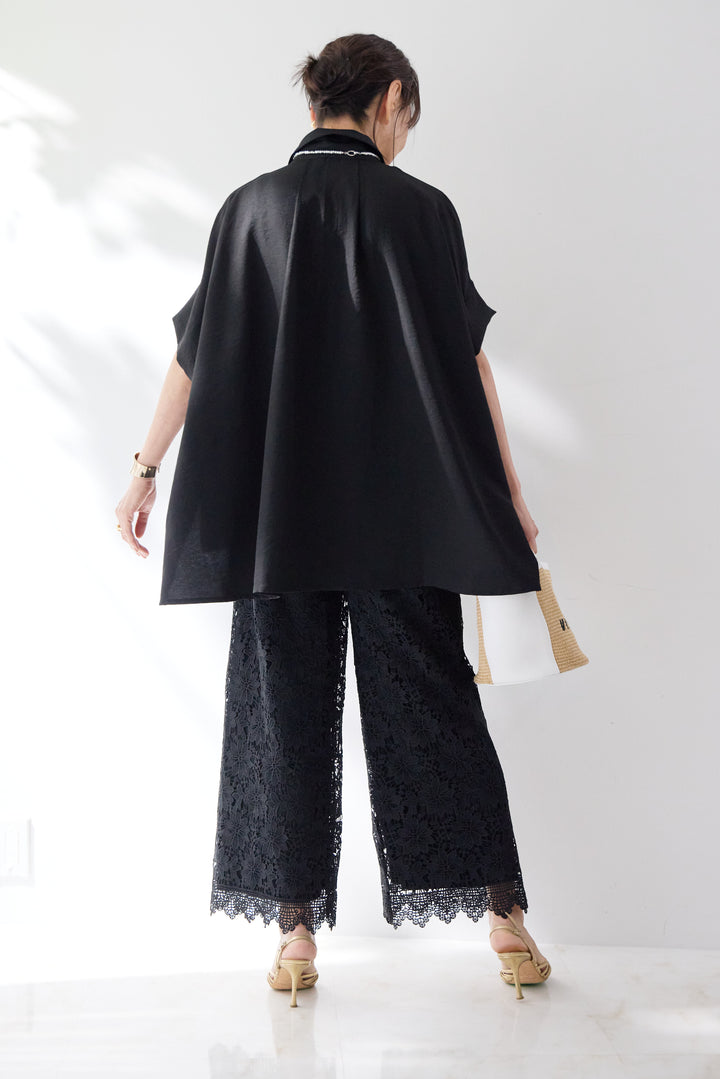 ドレープワイドシャツ