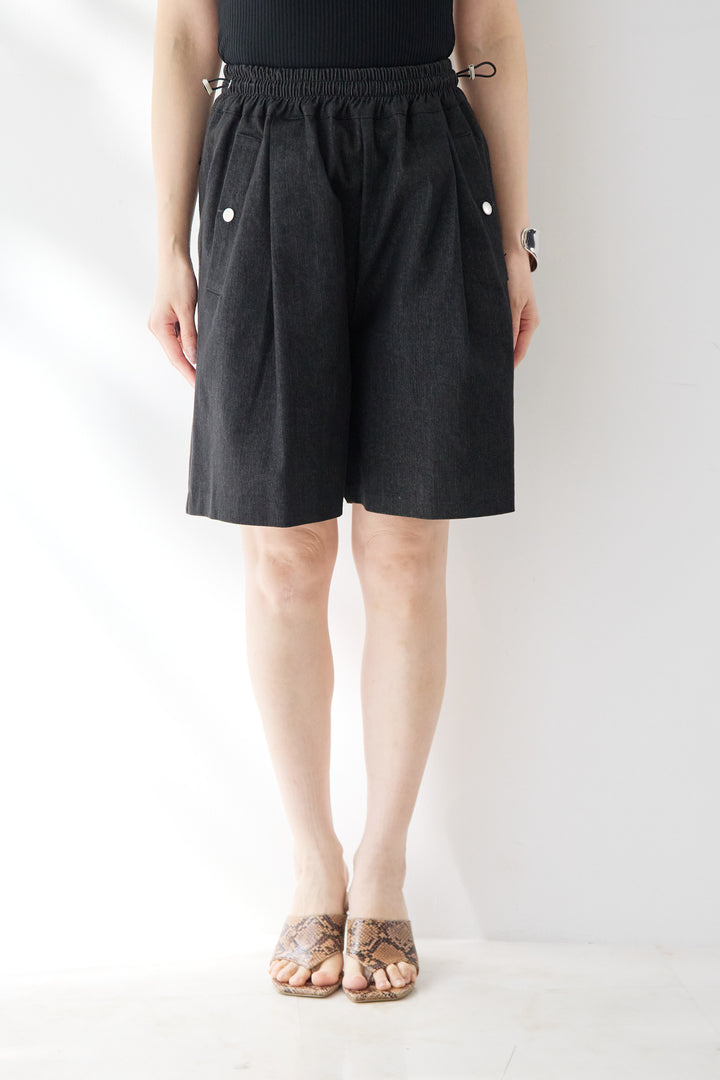 ウエストドロストハーフパンツ