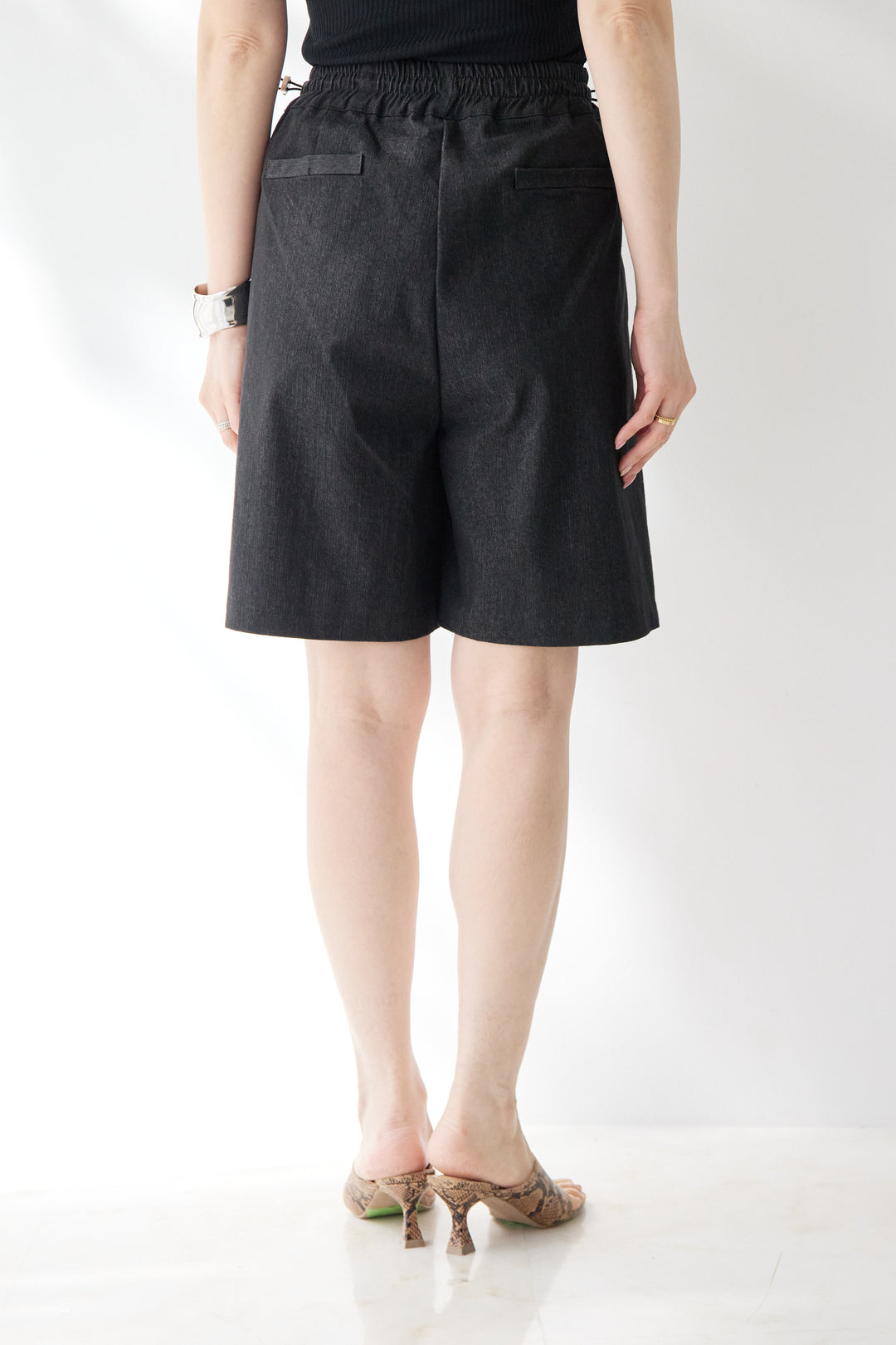 ウエストドロストハーフパンツ