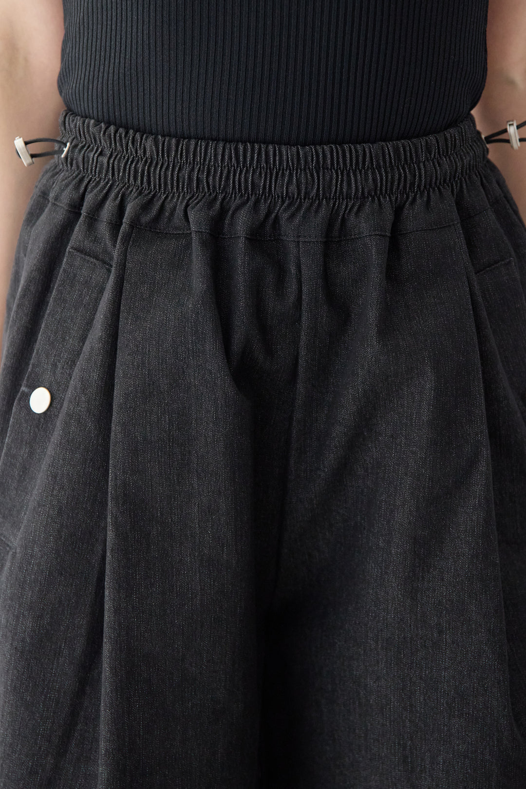 ウエストドロストハーフパンツ
