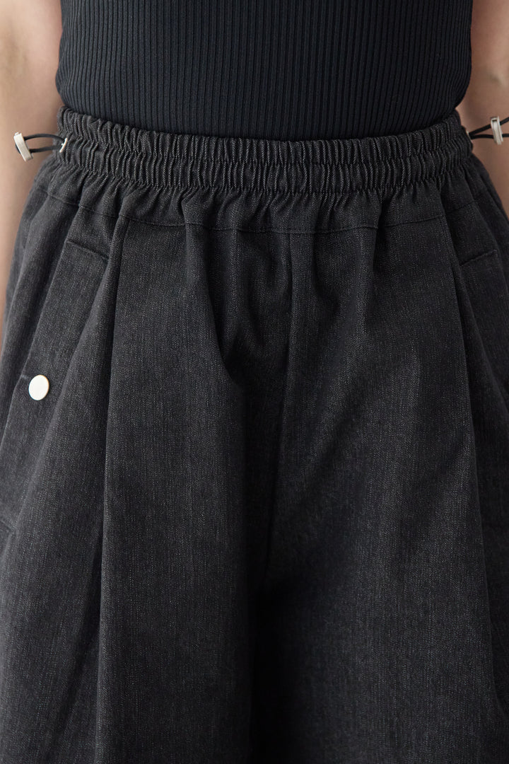 ウエストドロストハーフパンツ