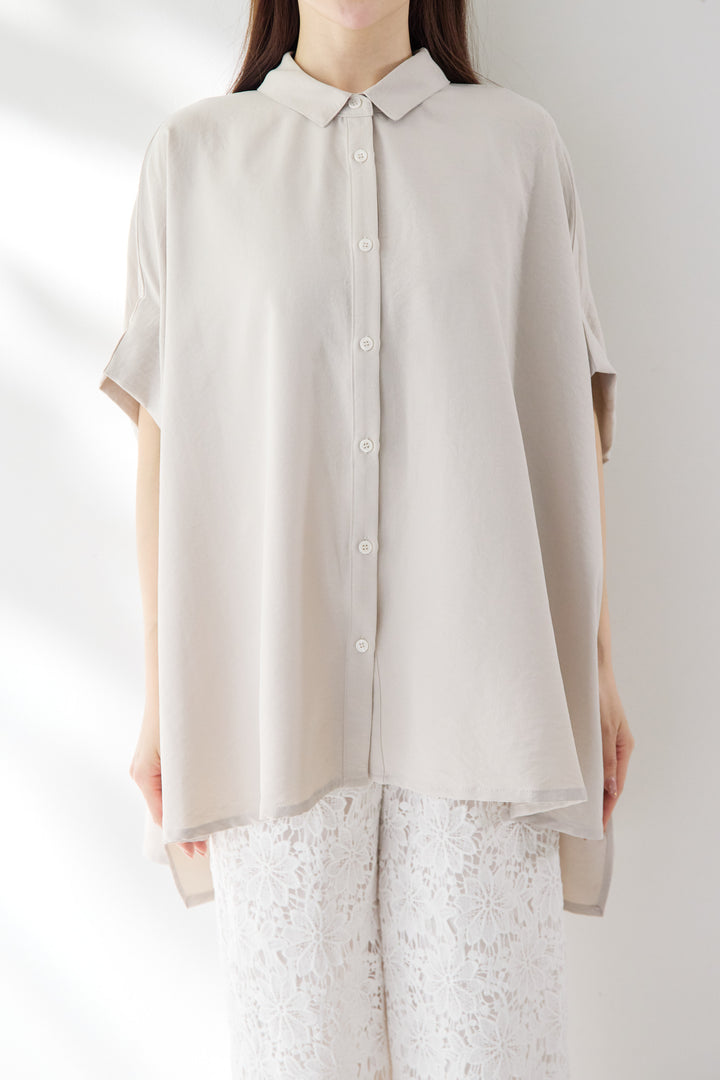 ドレープワイドシャツ