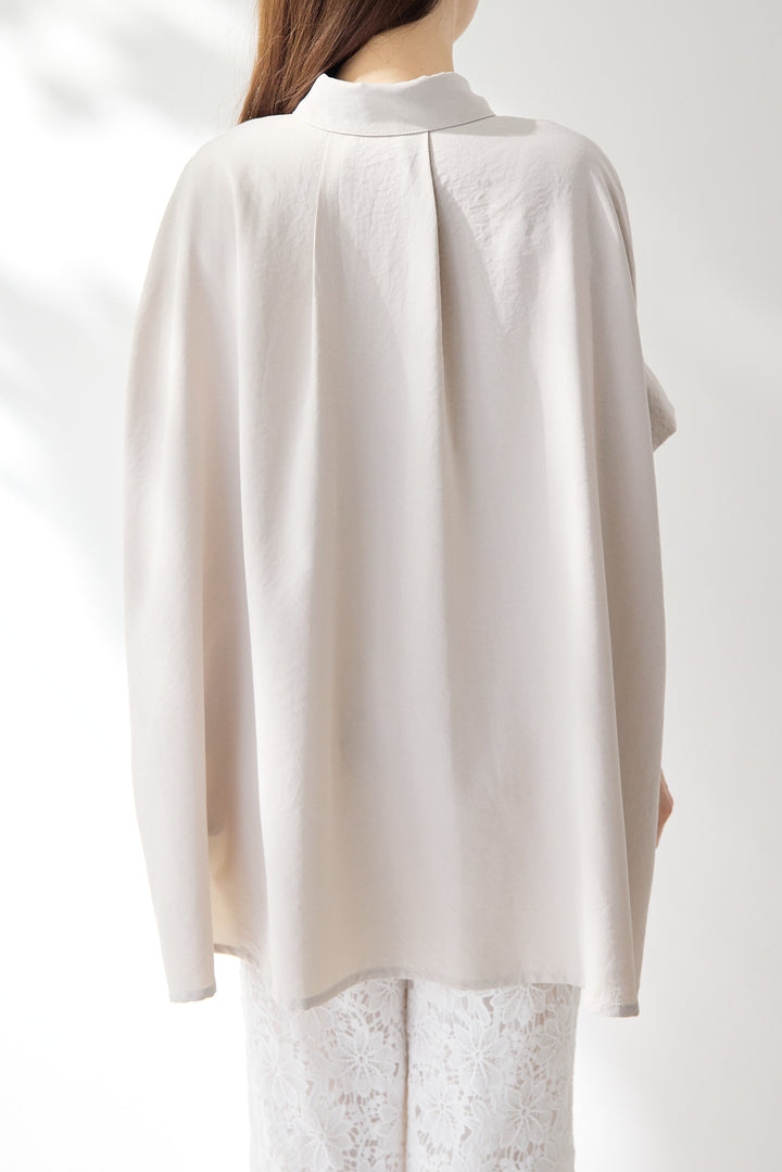 ドレープワイドシャツ