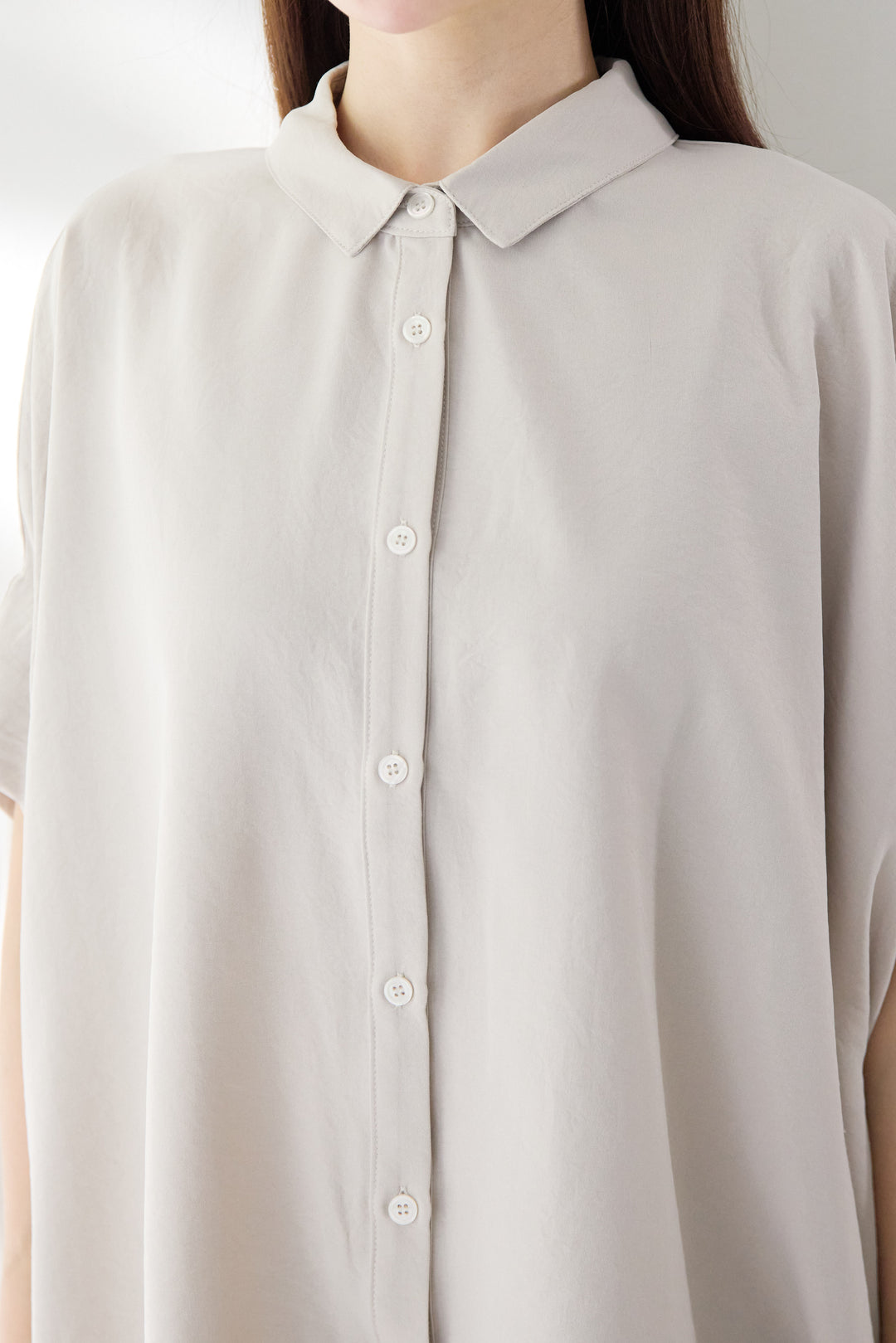 ドレープワイドシャツ