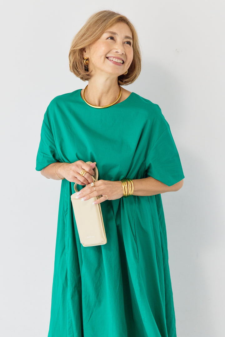 2wayベルト レイヤードヘムワンピース