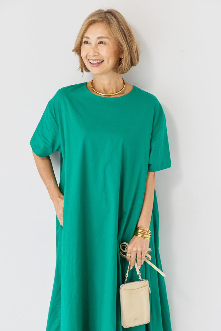 2wayベルト レイヤードヘムワンピース