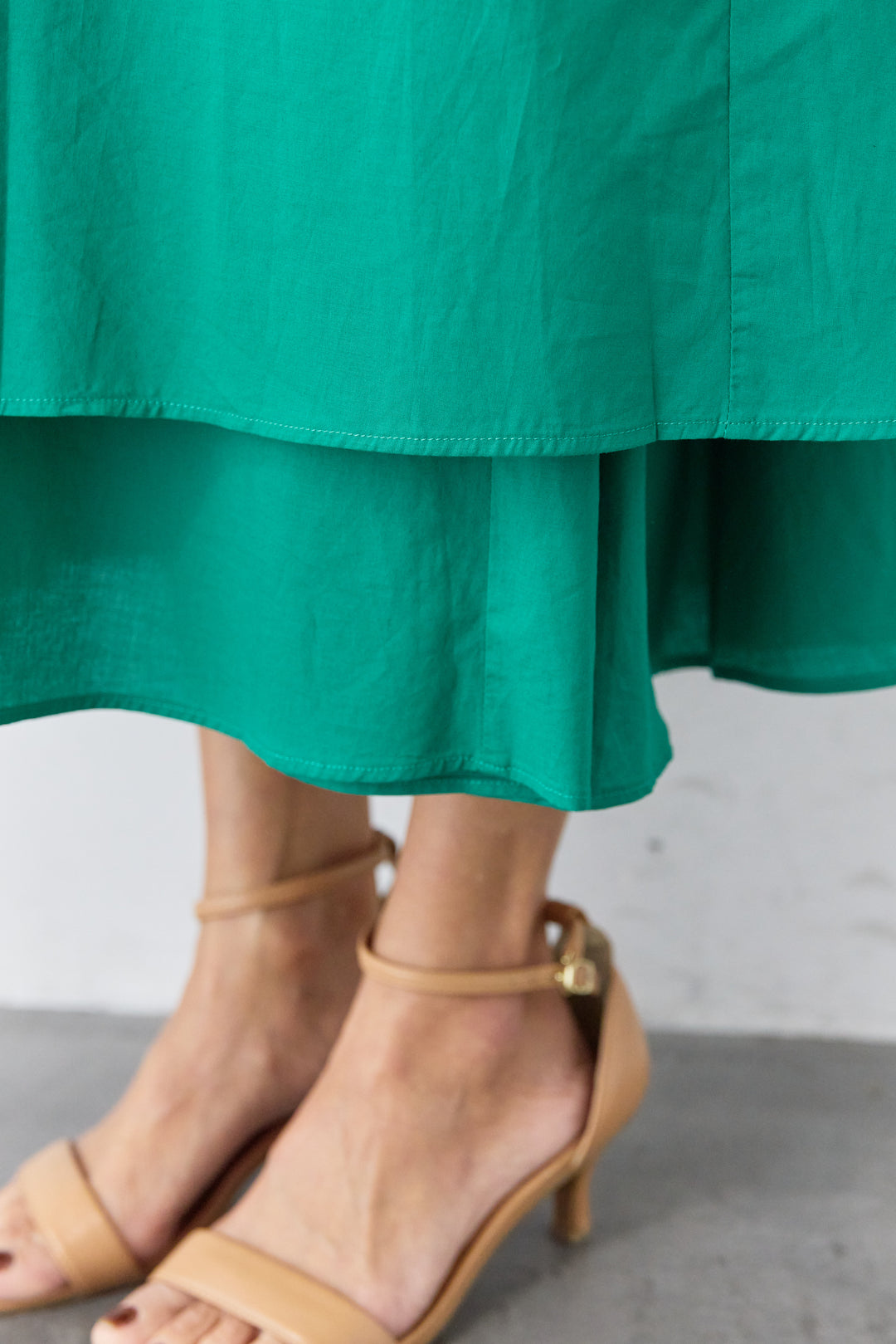 2wayベルト レイヤードヘムワンピース