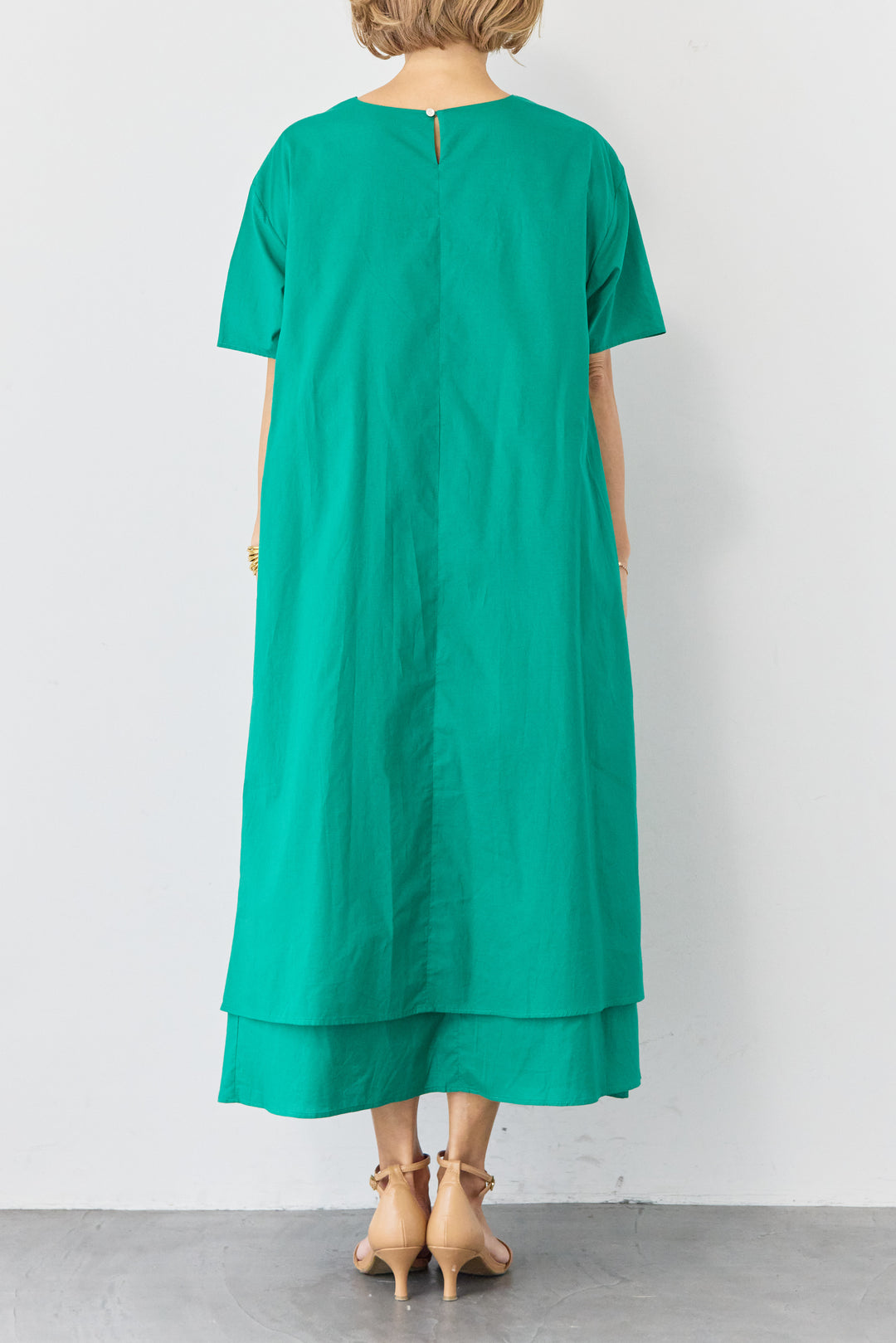 2wayベルト レイヤードヘムワンピース