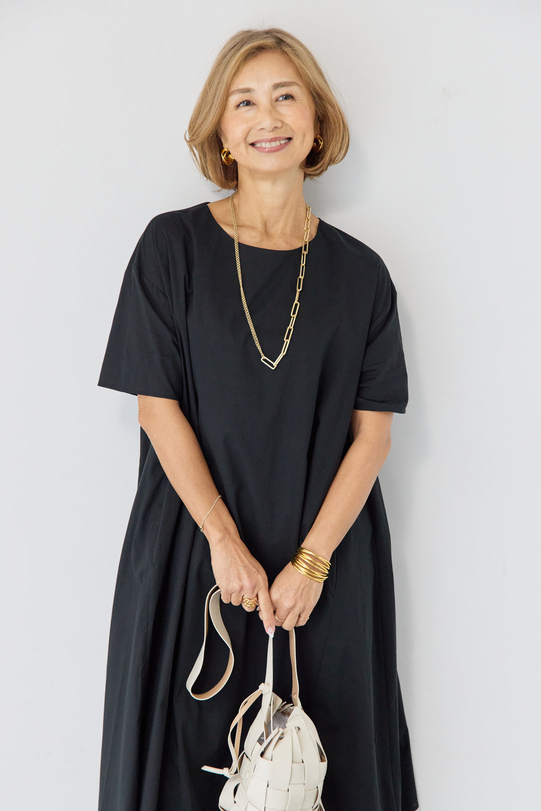 2wayベルト レイヤードヘムワンピース