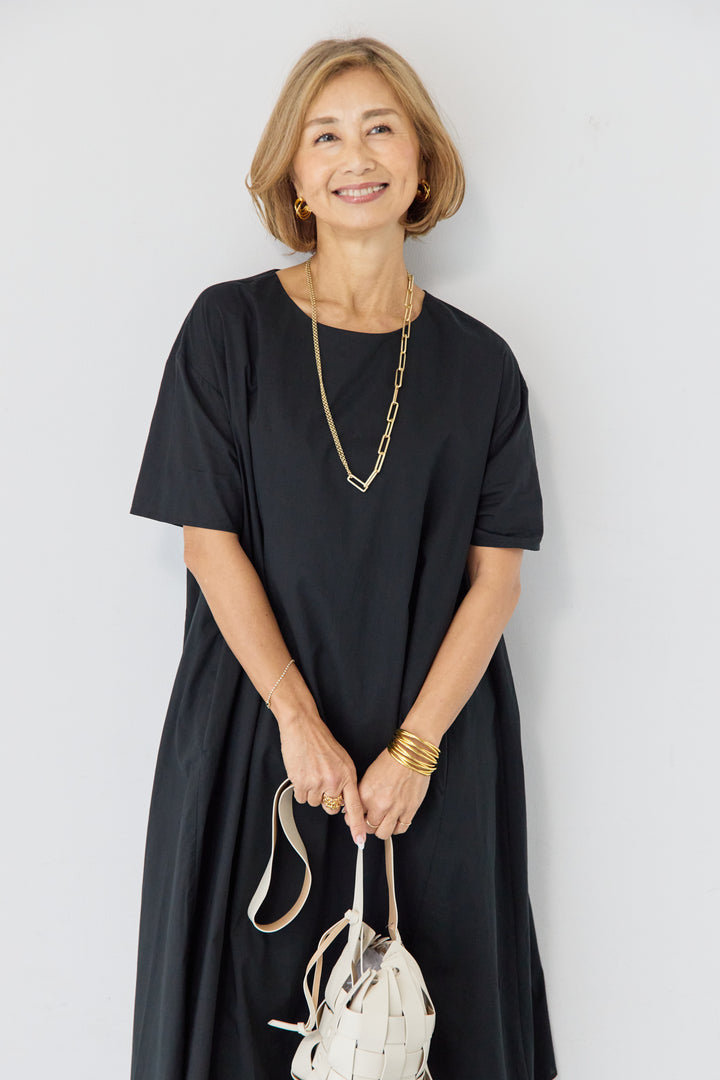 2wayベルト レイヤードヘムワンピース