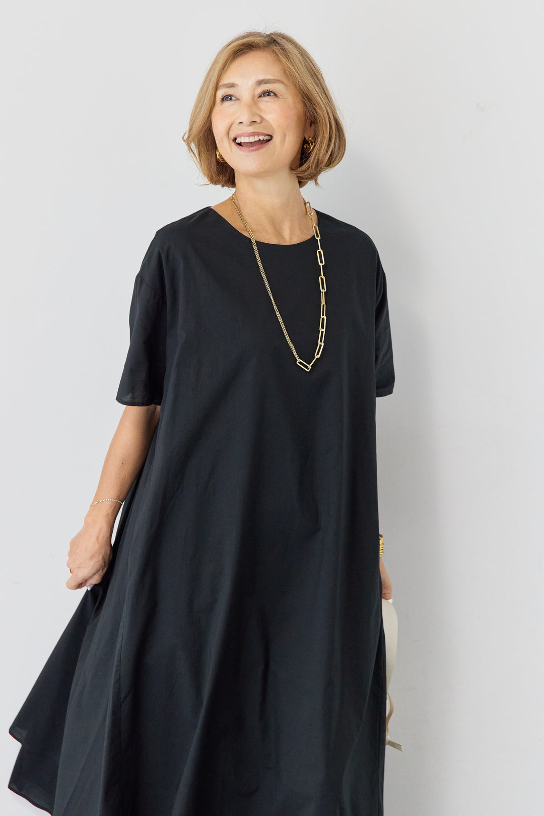 2wayベルト レイヤードヘムワンピース