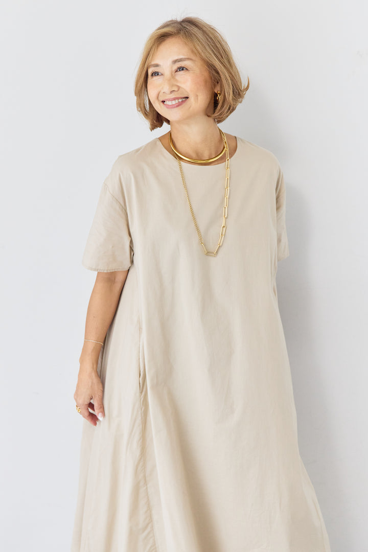 2wayベルト レイヤードヘムワンピース