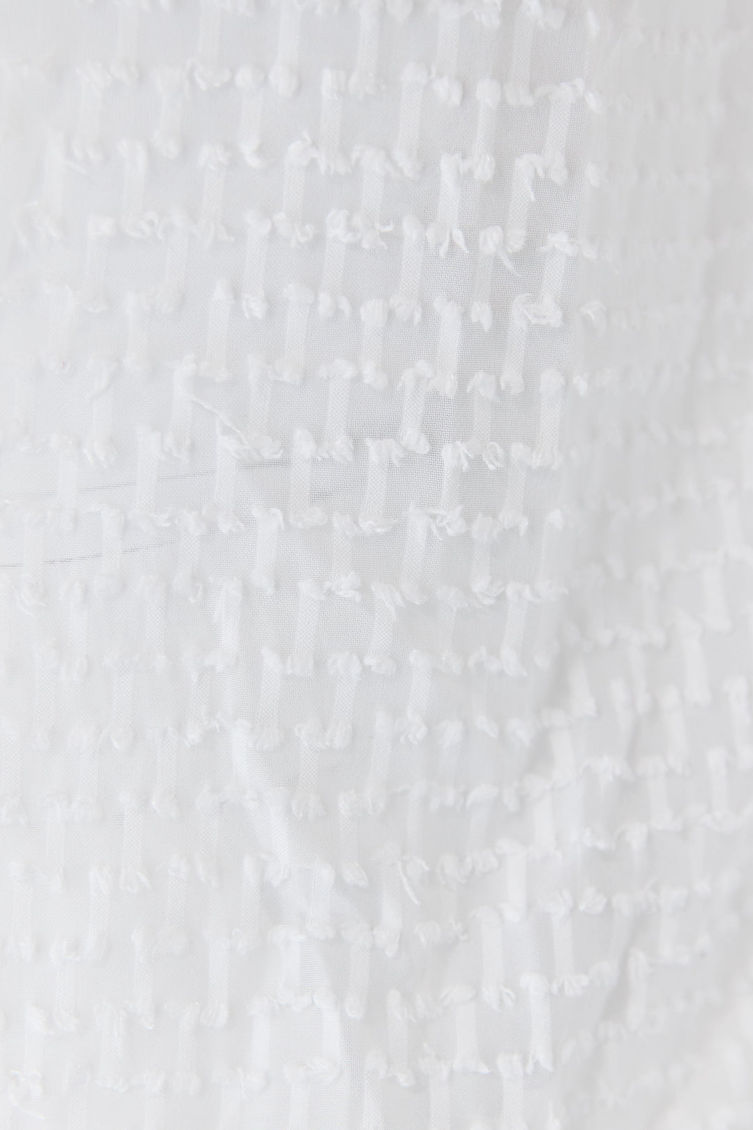 フリンジジャガード ケープスリーブブラウス